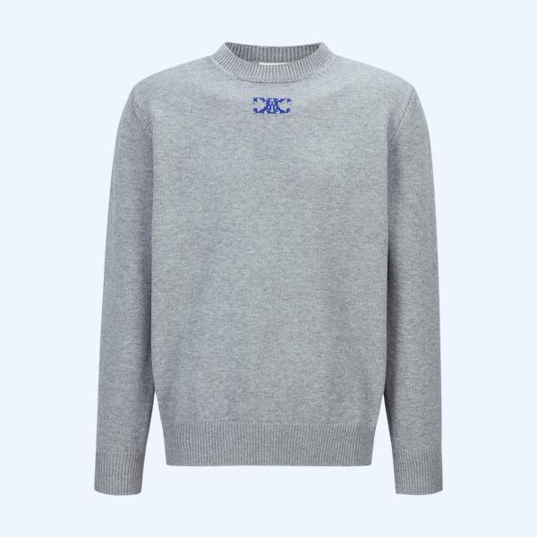 셀린느 아크 드 트리옹프 자카드 니트