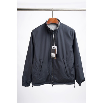 제냐 브레자 웨이스트 캐시미어 리버서블 재킷