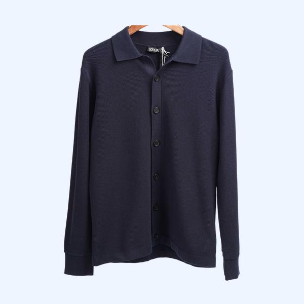 제냐 울 버튼 가디건
