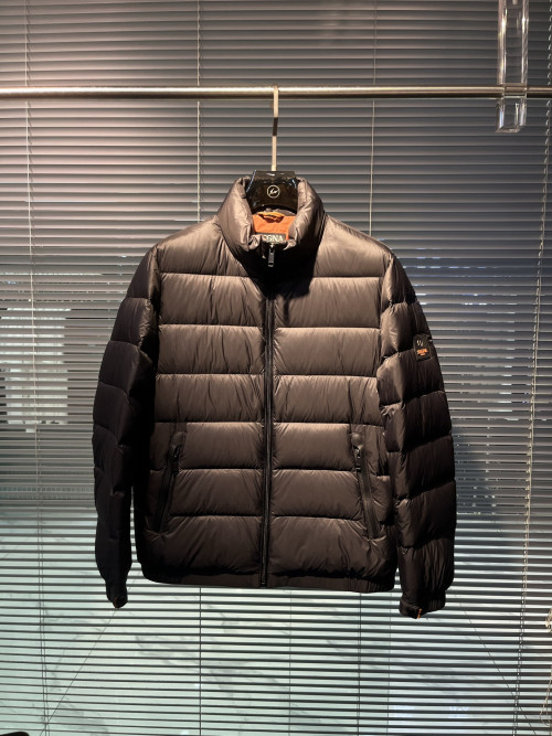 제냐 클래식 로고 다운 재킷