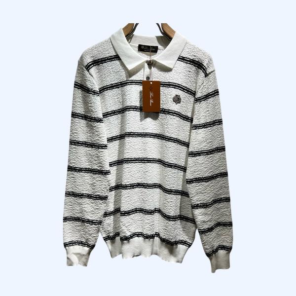 LP 패턴 울 스웨터