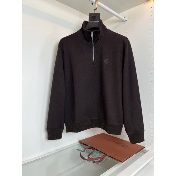 로로피아나  지퍼 하프 터틀넥 셔츠