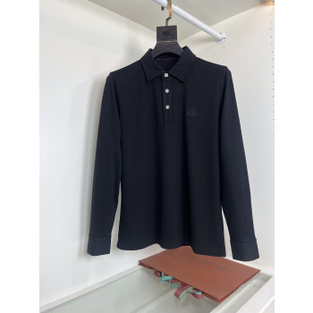 로로피아나 클래식 커스텀 코튼 라펠 셔츠