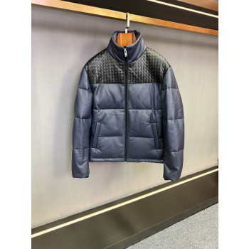 BV 가죽 다운재킷