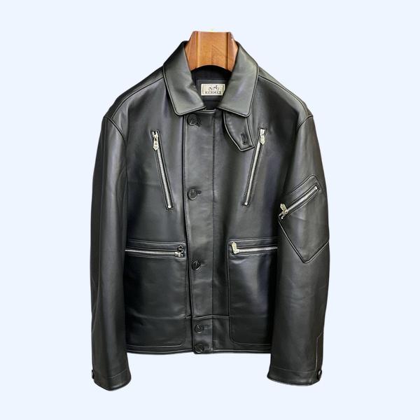 에르메스 양가죽 재킷