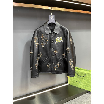 크롬하츠 가죽 재킷