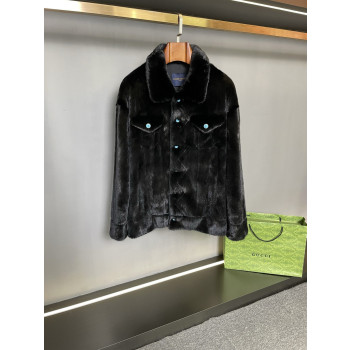 LV 럭셔리 밍크 재킷