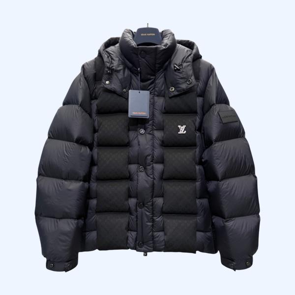 LV 모놈그램 후드 다운재킷