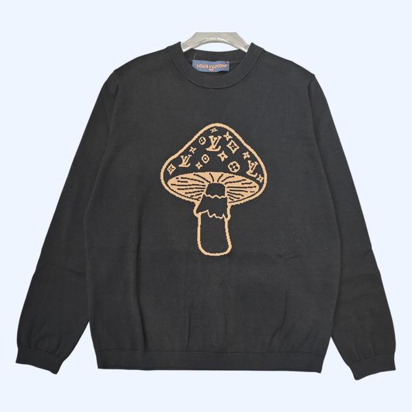 LV 버섯 프린트 풀오버 니트