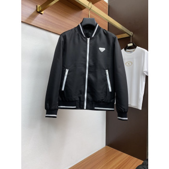 프라다 베이스볼 칼라재킷