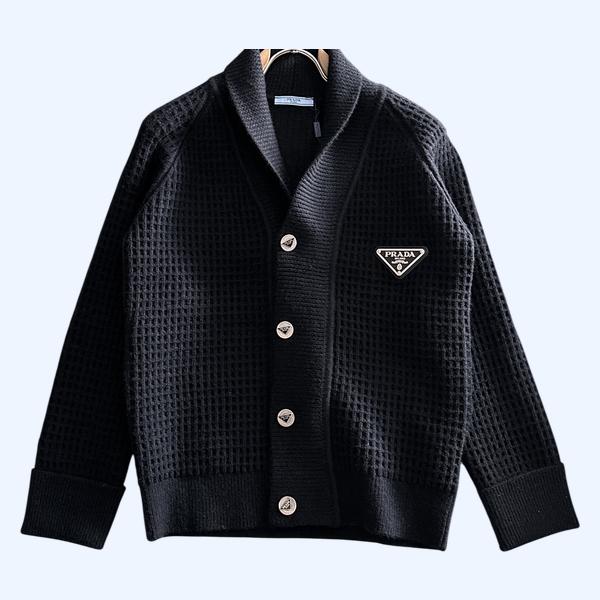 프라다 울코튼 혼방 가디건