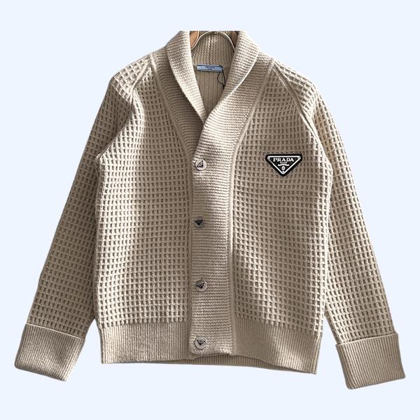 프라다 울코튼 혼방 가디건
