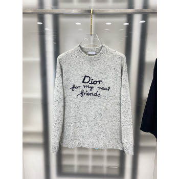 디올 로고 니트 스웨터