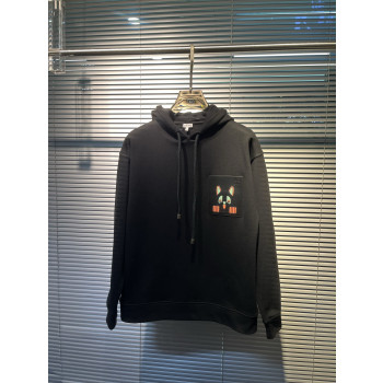 로에베 포켓 후드 후드 셔츠