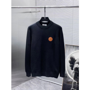 에르메스 라운드넥 니트