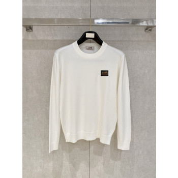 에르메스 라운드넥 니트