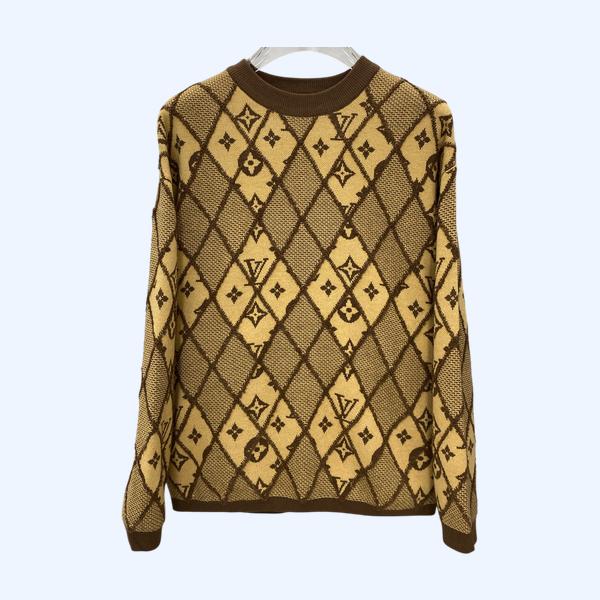 LV 다이아몬드 로고 울 스웨터