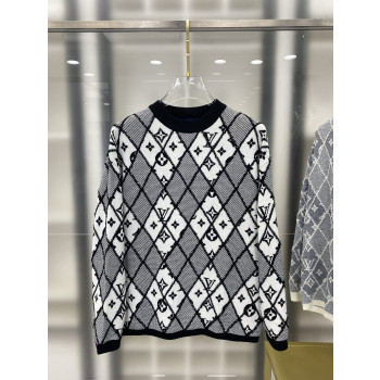 LV 다이아몬드 로고 울 스웨터