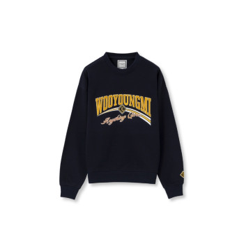 우영미 렌티큘러 로고 스웨트셔츠