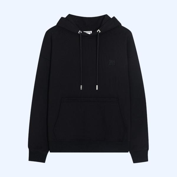 우영미 무늬 후드티