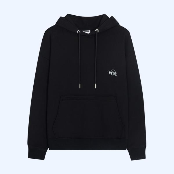 우영미 무늬 후드티