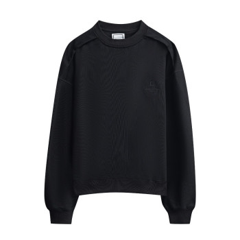 우영미 스퀘어 라인 스웨트 셔츠