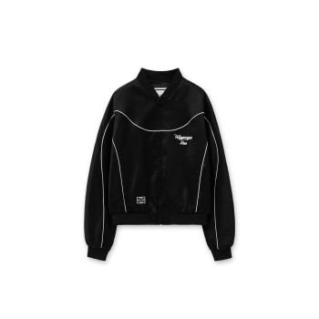 우영미 파리 로고 롤사이드 재킷