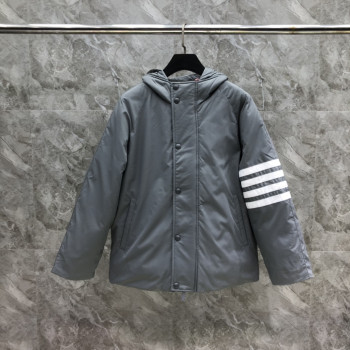 TB 드럽 숄더 포바 다운 재킷