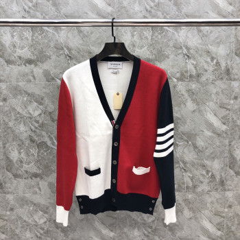 TB 마카롱 베일 컬러블록 가디건