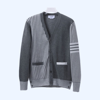 TB패치워크 스웨터 가디건