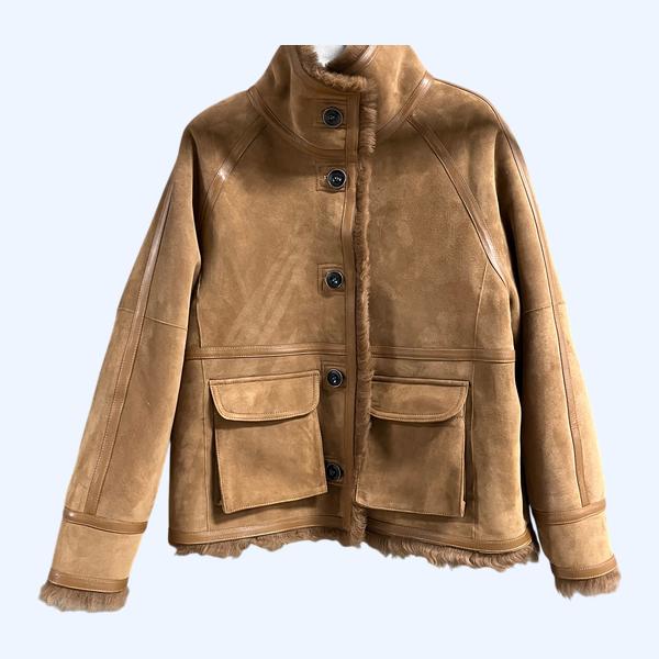 발랜시아가 레트로 스웨이드재킷