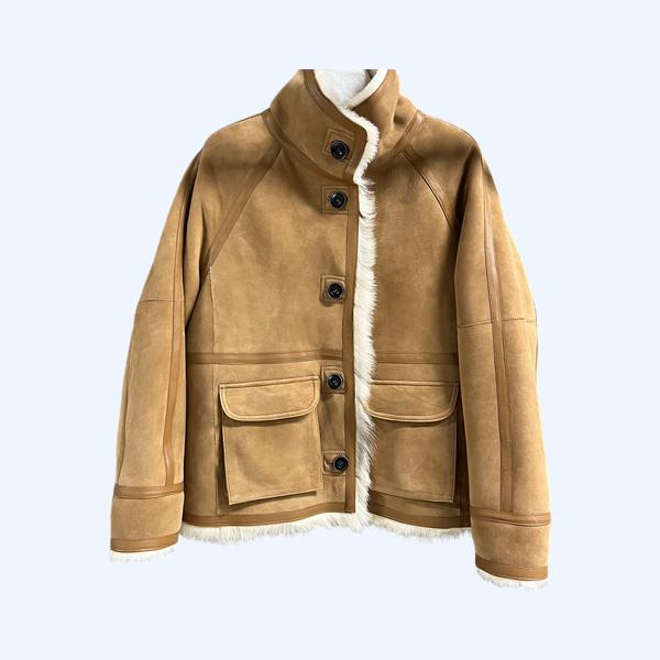 발랜시아가 레트로 스웨이드재킷