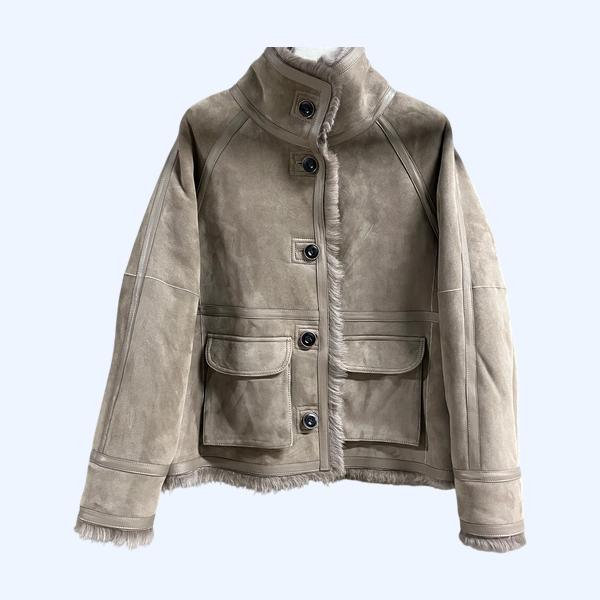 발랜시아가 레트로 스웨이드재킷