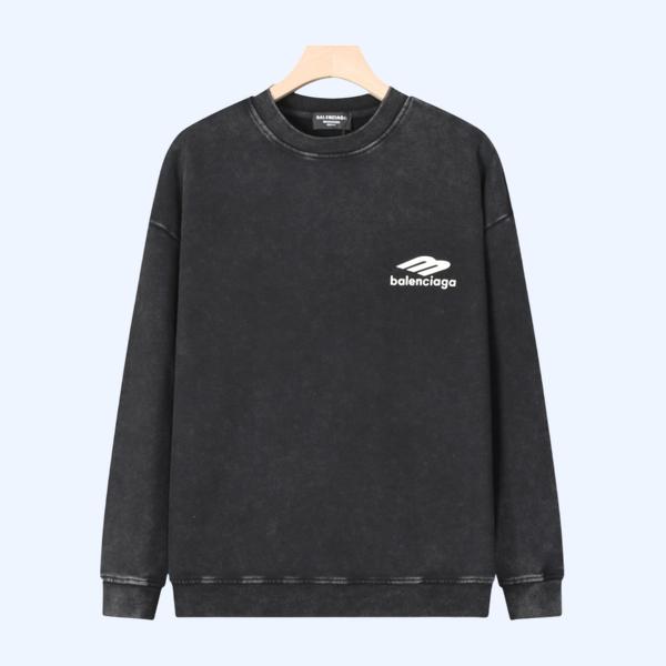 발랜시아가 로고 스웨트 셔츠