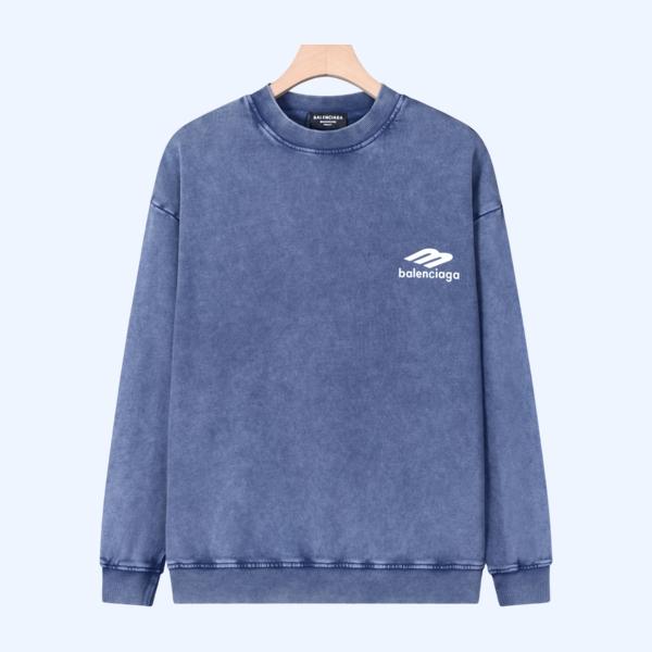 발랜시아가 로고 스웨트 셔츠