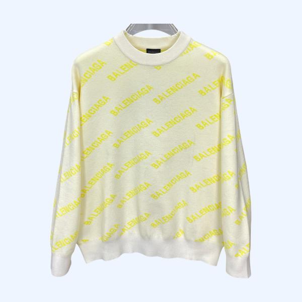 발랜시아가 풀 로고 니트