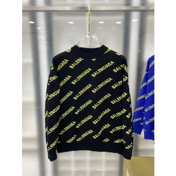 발랜시아가 풀 로고 니트