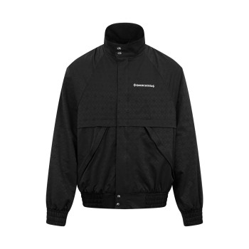 크롬하츠 풀프린트 다크 패턴 지퍼 재킷