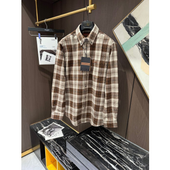 제냐 싱글 플란넬 셔츠