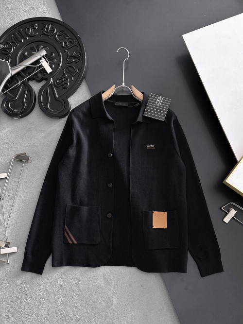 제냐 울 코튼 혼방 가디건