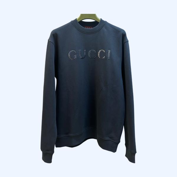 구찌 스팽글 자수 니트