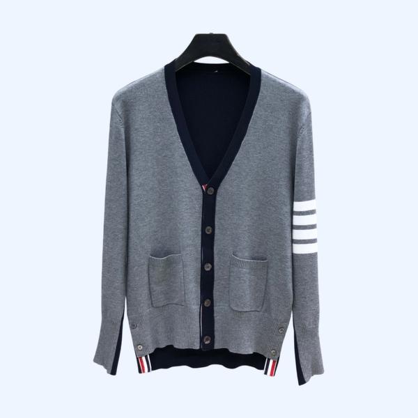 TB 리버서블 컬러 블록 가디건