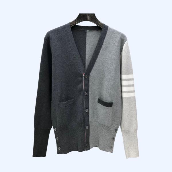 TB 마카롱 베일 컬러블록 가디건