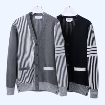 TB패치워크 스웨터 가디건