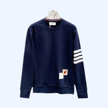 TV 라운드넥 스웨트 셔츠