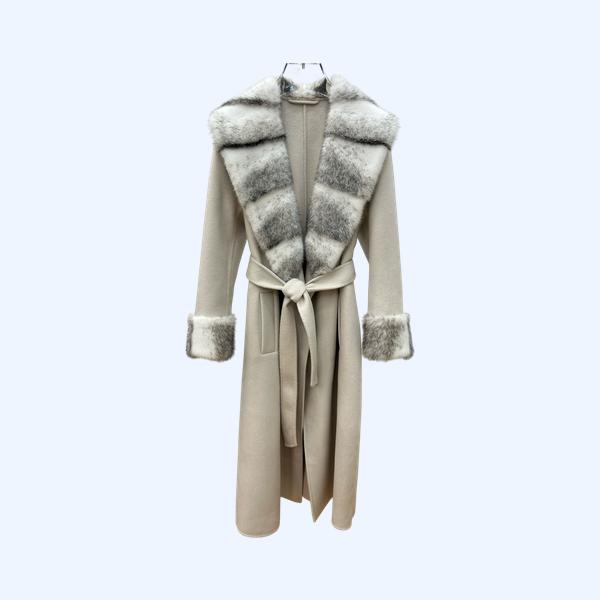 LP  밍크 롱 코트