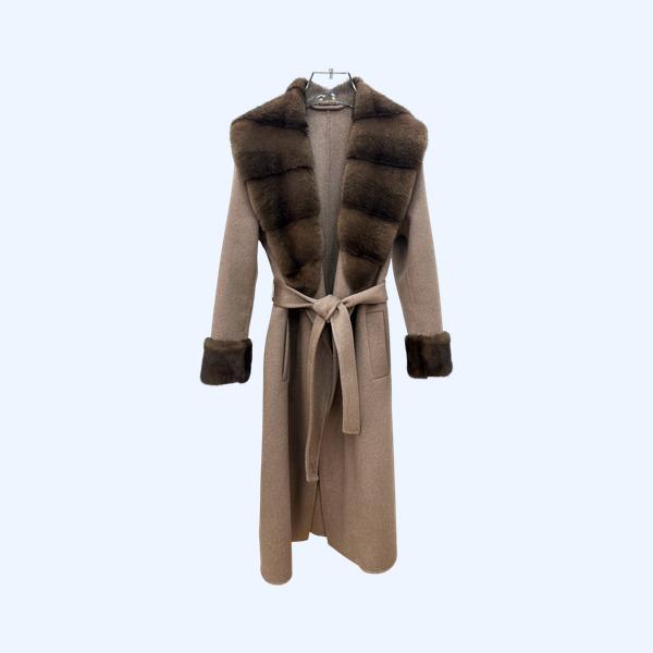 LP  밍크 롱 코트