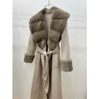 LP  밍크 롱 코트