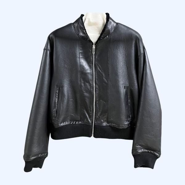 LP 리버서블 가죽 재킷