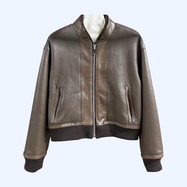 LP 리버서블 가죽 재킷